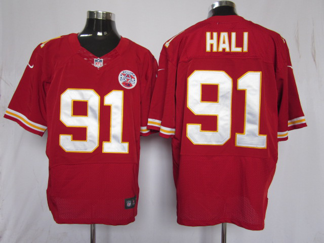 Kansas city chiefs 91 hali red Elit jerseys